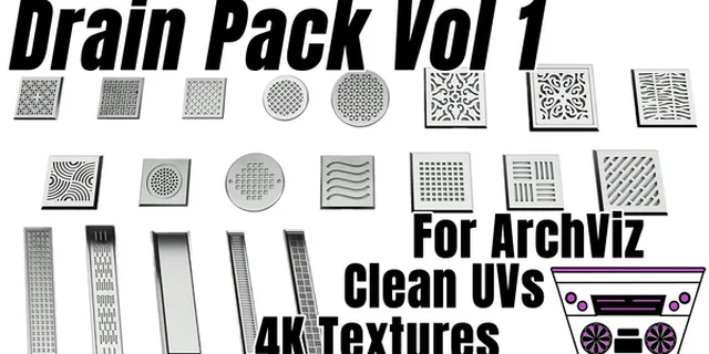 ArchViz & Interior Design Drain Pack — product preview