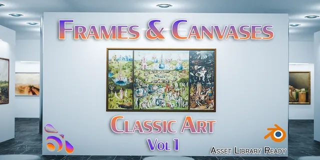 Frames & Canvases: Classic Art Vol 1 — product preview